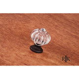 RK International - Acrylic Flower Knob - Oil Rubbed Bronze