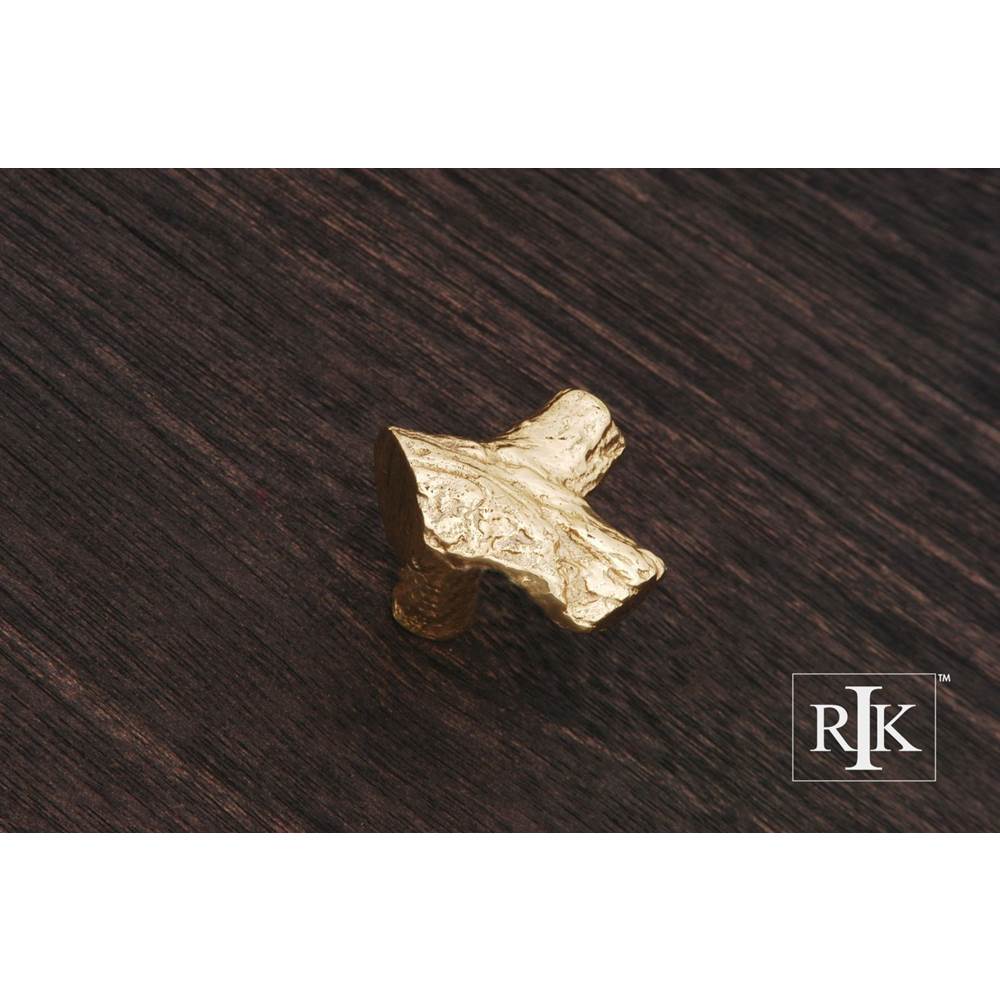 RK International - Branch Knob - Polished Brass