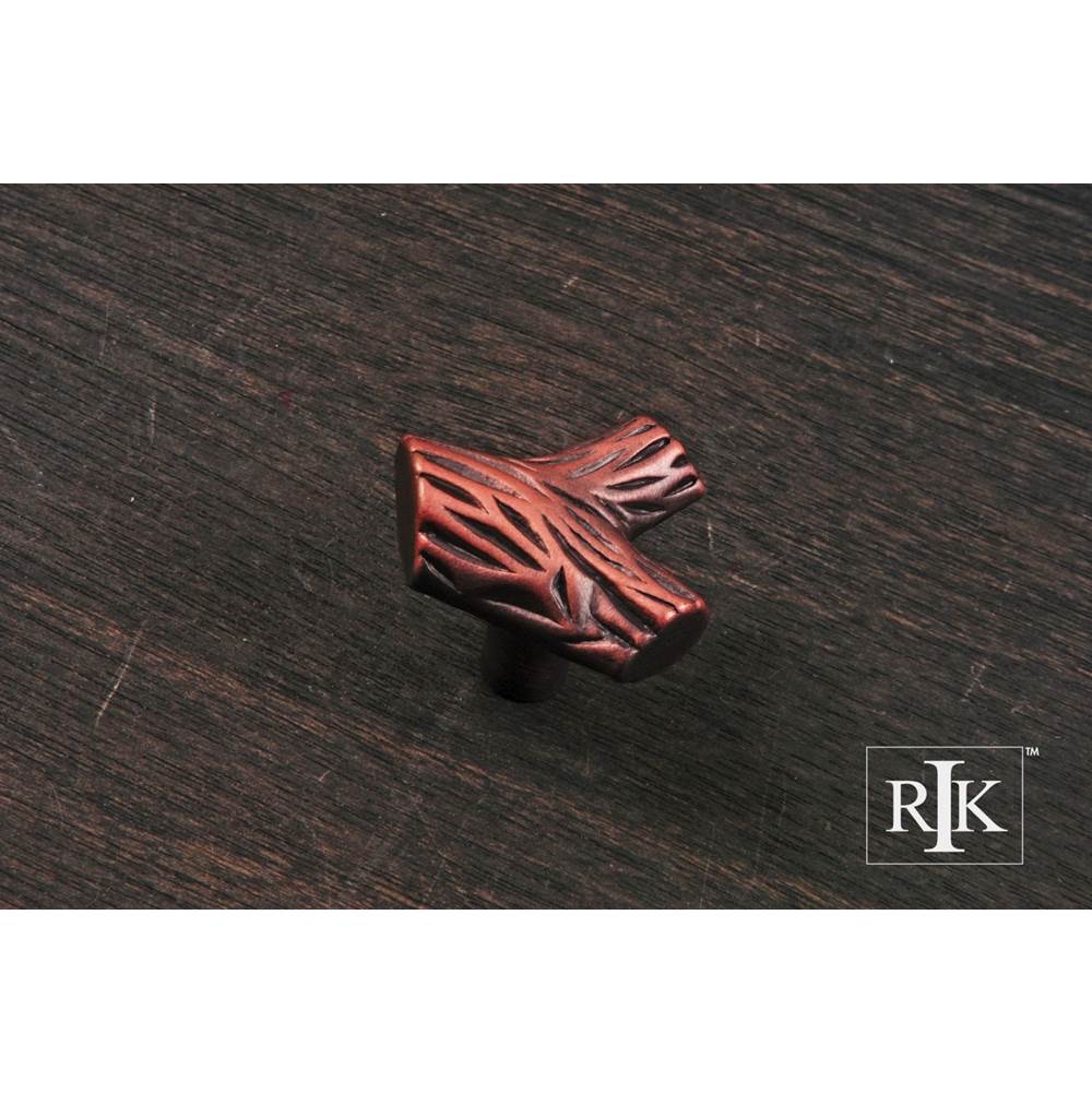 RK International - Branch Knob - Distressed Copper