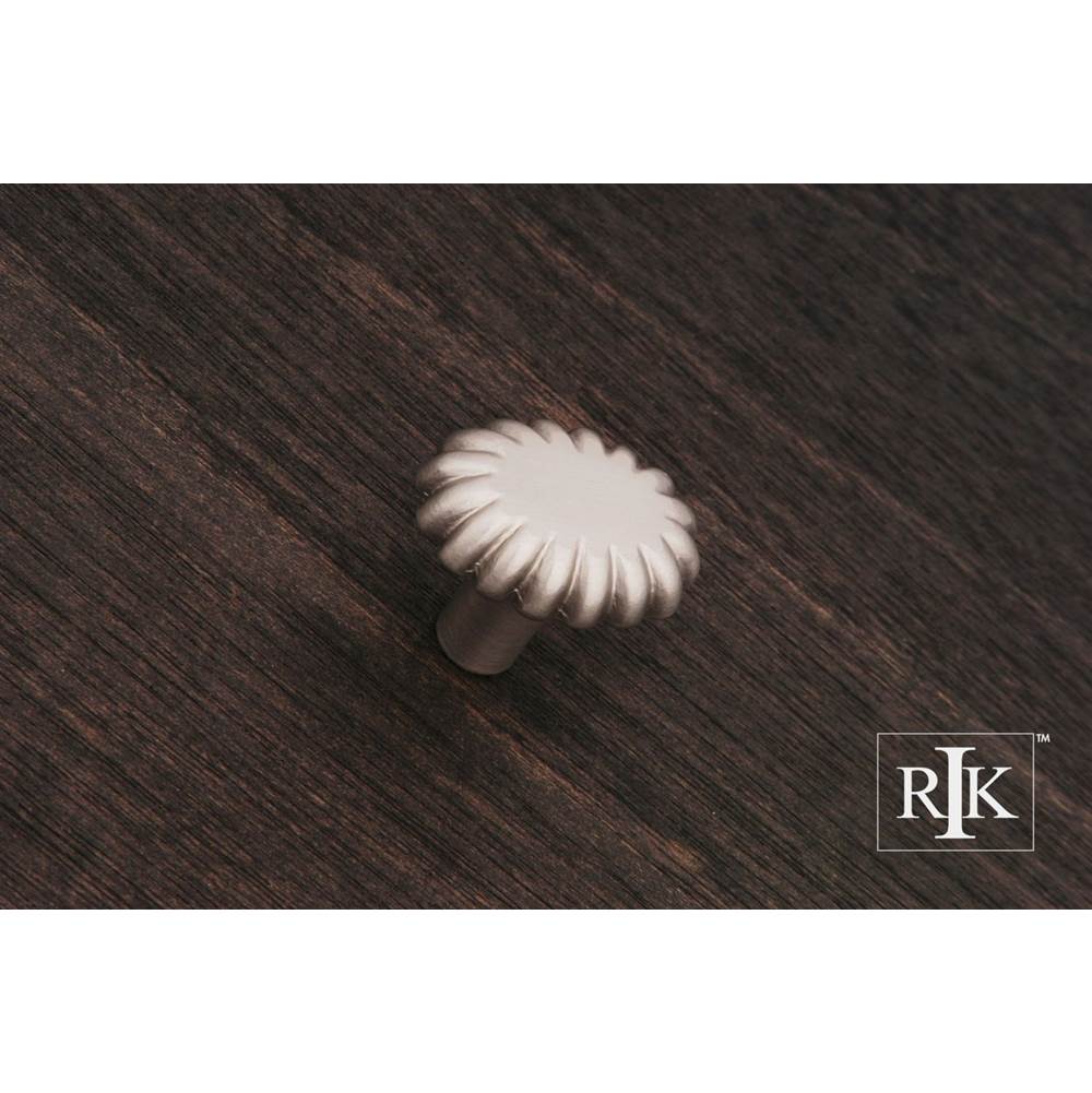 RK International - Lines  at  End Knob - Satin Nickel