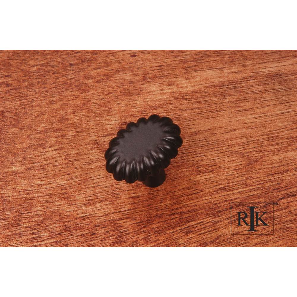 RK International - Lines  at  End Knob - Oil Rubbed Bronze