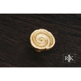 RK International - Swirl Knob - Polished Brass
