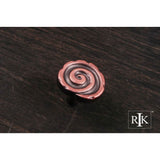 RK International - Swirl Knob - Distressed Copper
