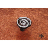 RK International - Swirl Knob - Distressed Nickel