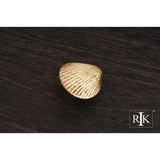 RK International - Shell Knob - Polished Brass