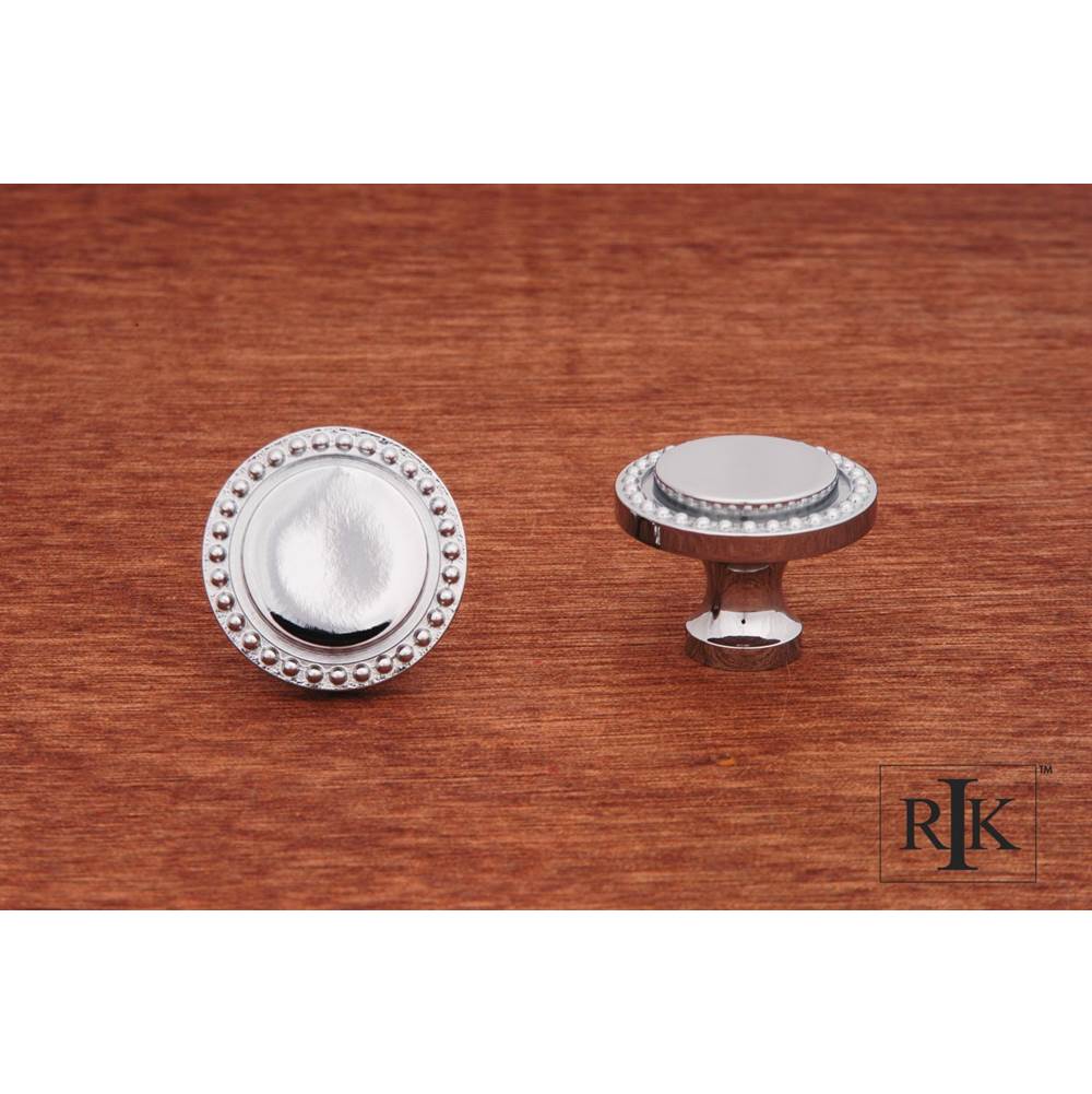 RK International - Beaded Knob - Chrome