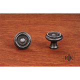 RK International - Beaded Knob with Tip - Distressed Nickel