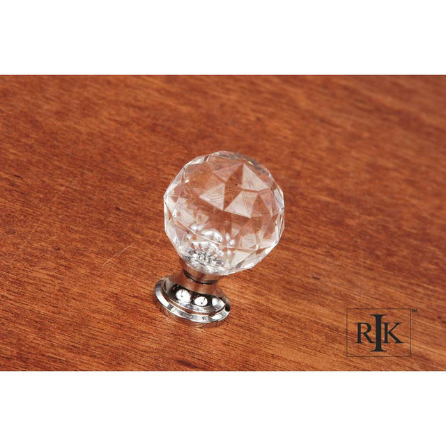 RK International - Acrylic Hammered Knob - Chrome