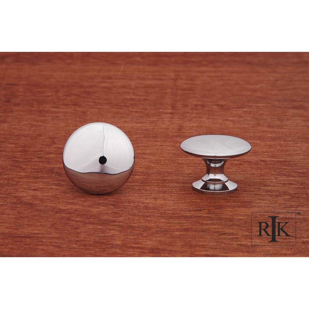 RK International - Flat Face Knob - Chrome