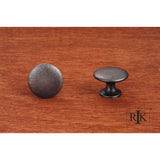 RK International - Flat Face Knob - Distressed Nickel