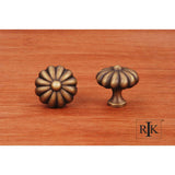 RK International - Large Melon Knob - Antique English