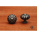 RK International - Small Melon Knob - Distressed Nickel