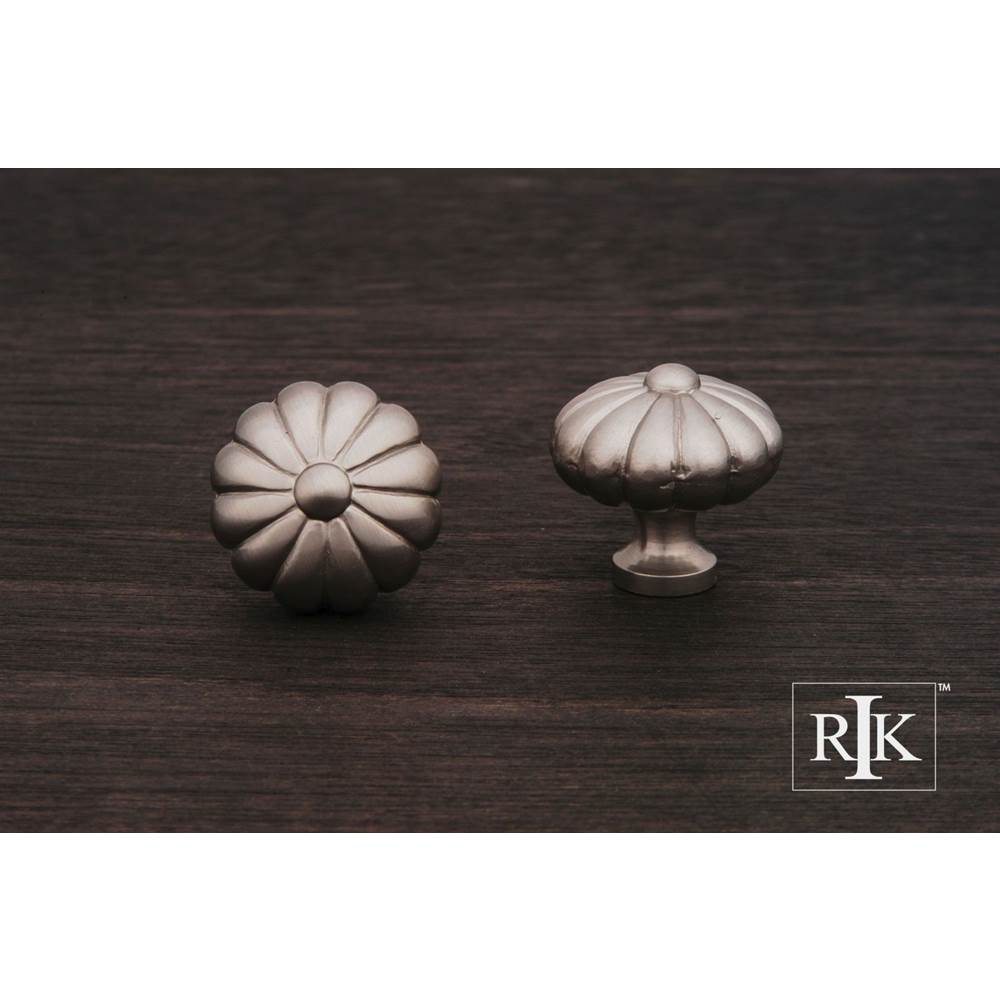 RK International - Small Melon Knob - Satin Nickel