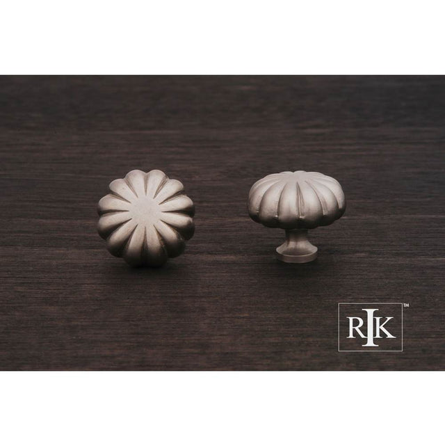 RK International - Small Melon Knob - Satin Nickel