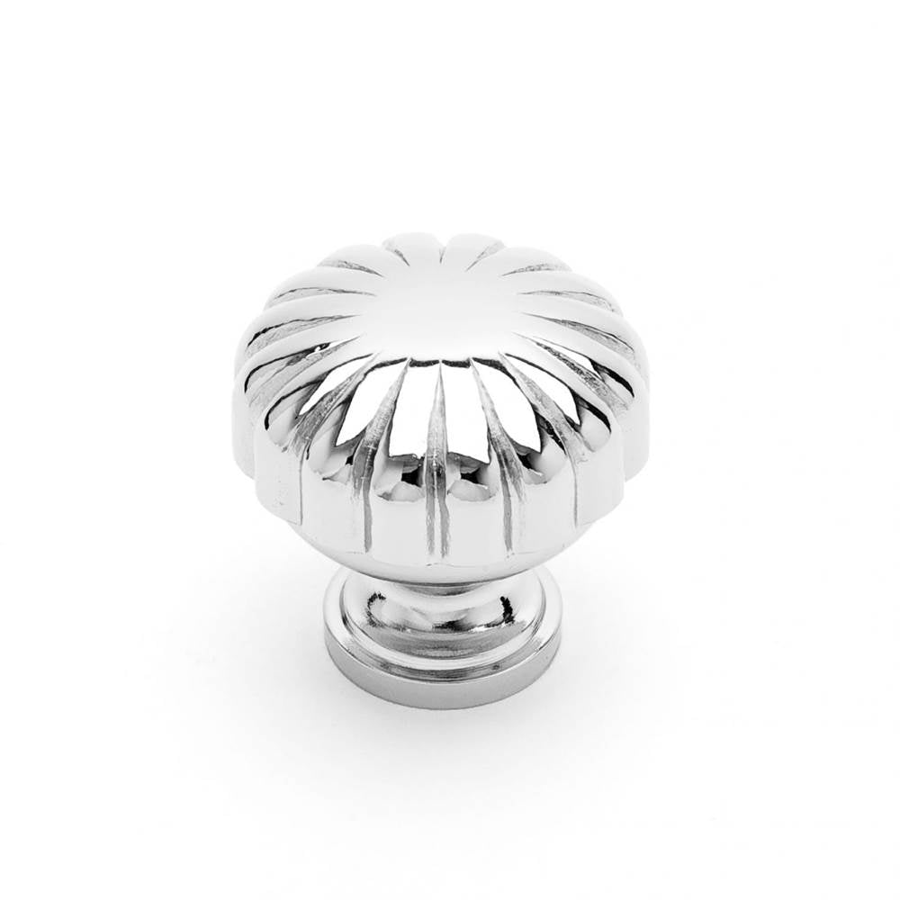 RK International - Smooth Melon Knob - Polished Nickel