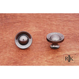 RK International - French Contoured Knob - Black Nickel