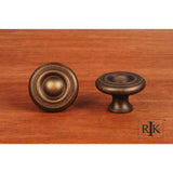 RK International - Large Solid Georgian Knob - Antique English