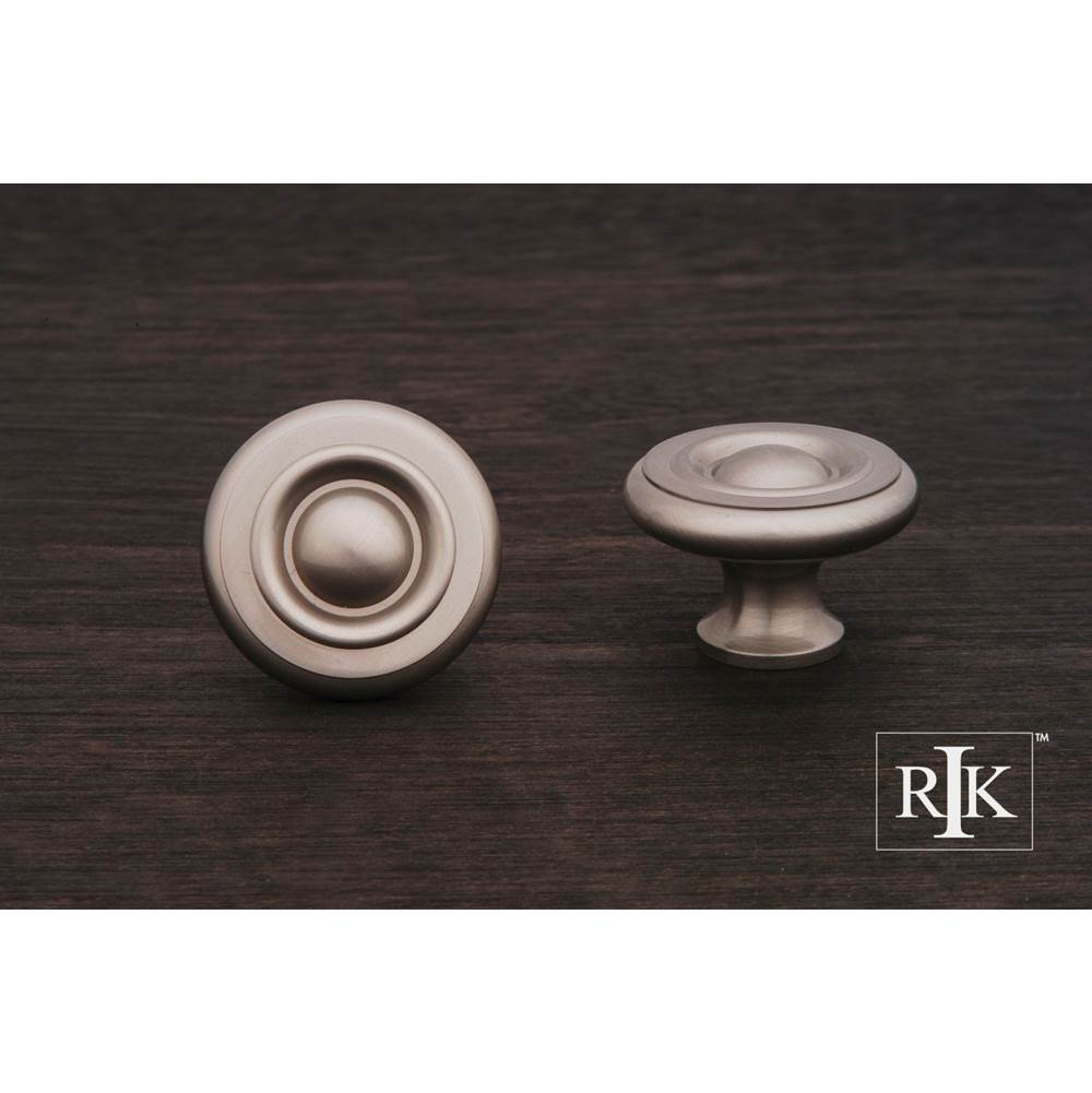RK International - Large Solid Georgian Knob - Satin Nickel