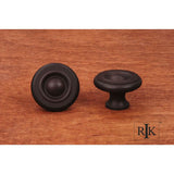 RK International - Large Solid Georgian Knob - Oil Rubbed Bronze