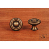 RK International - Small Solid Georgian Knob - Antique English