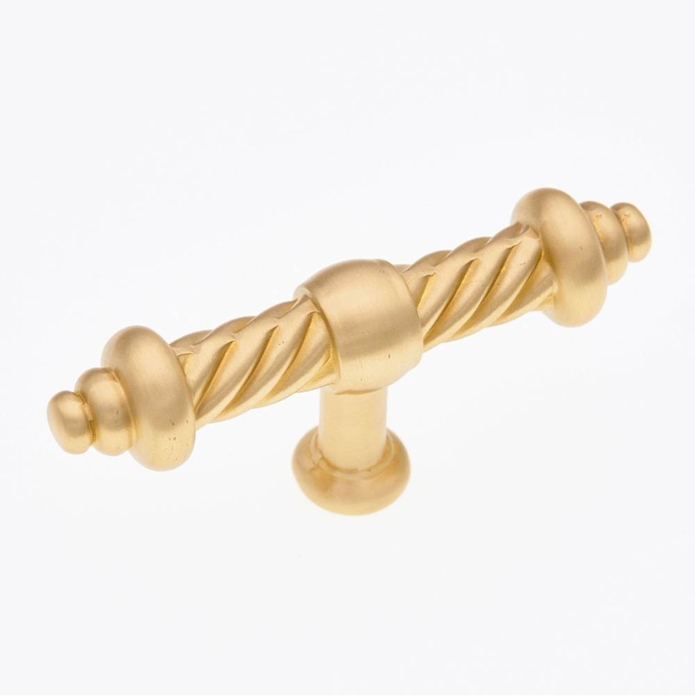 RK International - Large Twisted Knob - Satin Brass