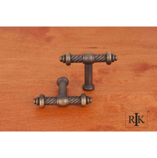 RK International - Small Twisted Knob - Antique English