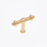 RK International - Small Twisted Knob - Satin Brass