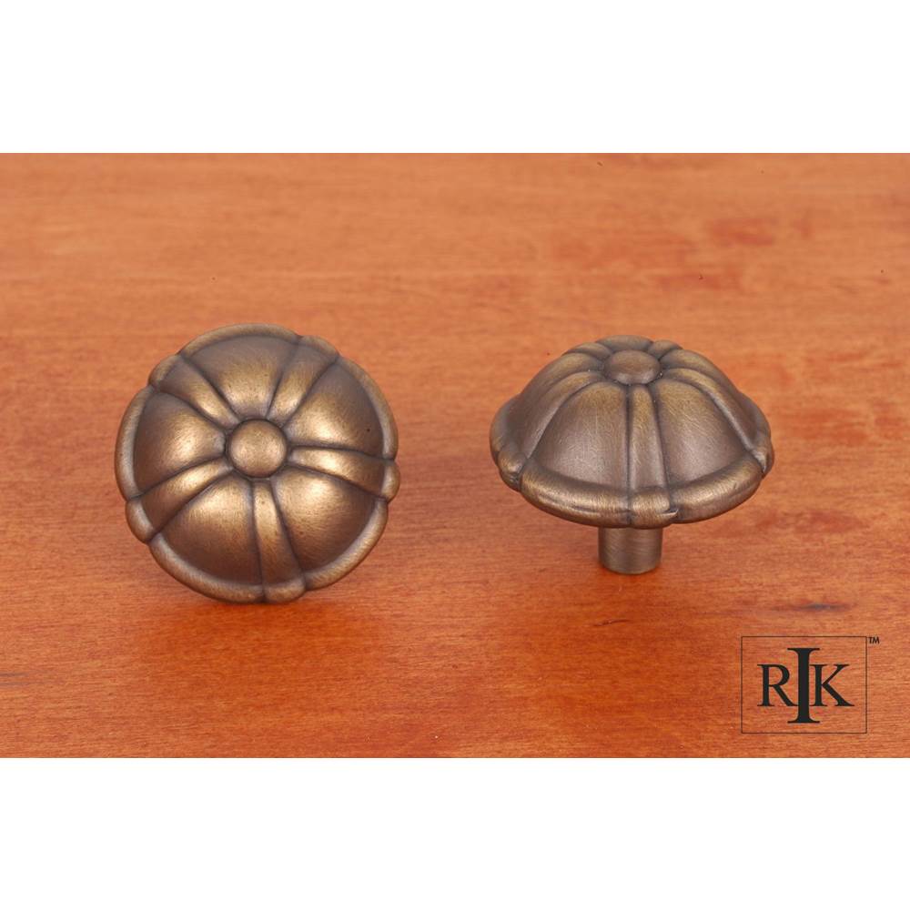RK International - Large Petal Knob - Antique English