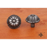 RK International - Small Petal Knob - Distressed Nickel