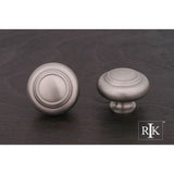 RK International - Large Double Ringed Knob - Satin Nickel