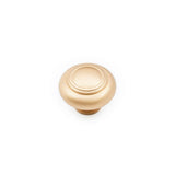 RK International - Large Double Ringed Knob - Satin Brass