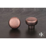 RK International - Distressed Heavy Circular Knob - Distressed Copper