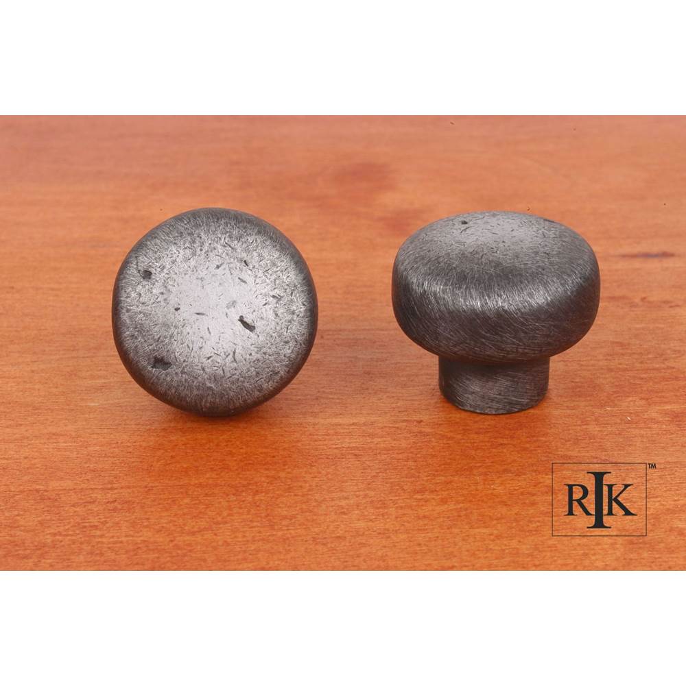RK International - Distressed Heavy Circular Knob - Distressed Nickel