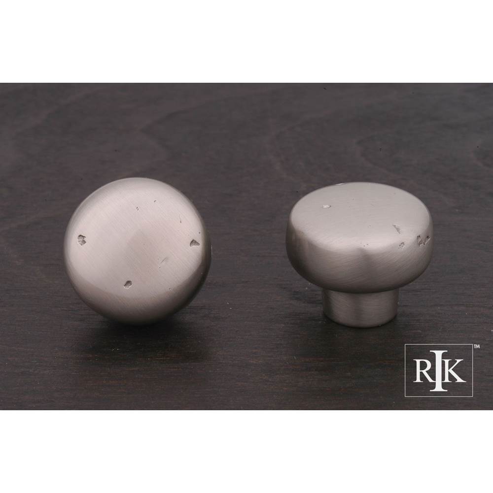 RK International - Distressed Heavy Circular Knob - Satin Nickel
