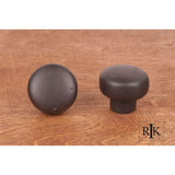RK International - Distressed Heavy Circular Knob - Oil Rubbed Bronze