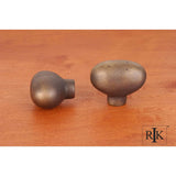 RK International - Distressed Heavy Egg Knob - Antique English