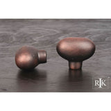 RK International - Distressed Heavy Egg Knob - Distressed Copper