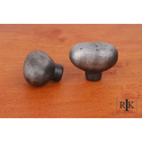 RK International - Distressed Heavy Egg Knob - Distressed Nickel