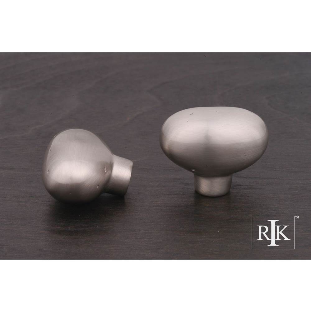 RK International - Distressed Heavy Egg Knob - Satin Nickel