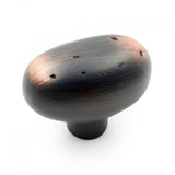 RK International - Distressed Heavy Egg Knob - Valencia Bronze