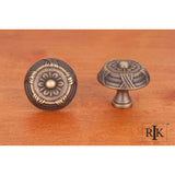 RK International - Large Crosses and Petals Knob - Antique English