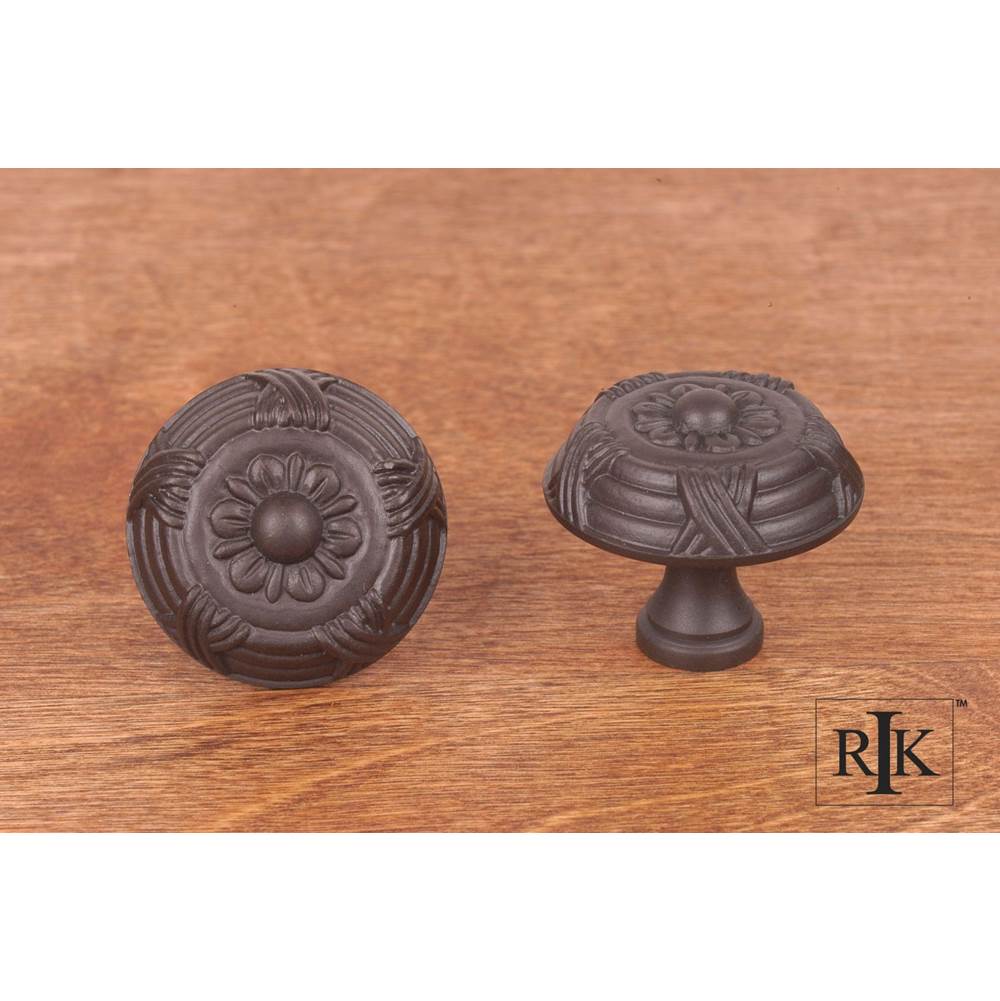 RK International - Large Crosses and Petals Knob - Oil Rubbed Bronze