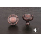 RK International - Lines and Crosses Knob - Distressed Copper