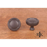 RK International - Lines and Crosses Knob - Oil Rubbed Bronze