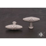 RK International - Large Crossed Indian Drum Knob - Satin Nickel