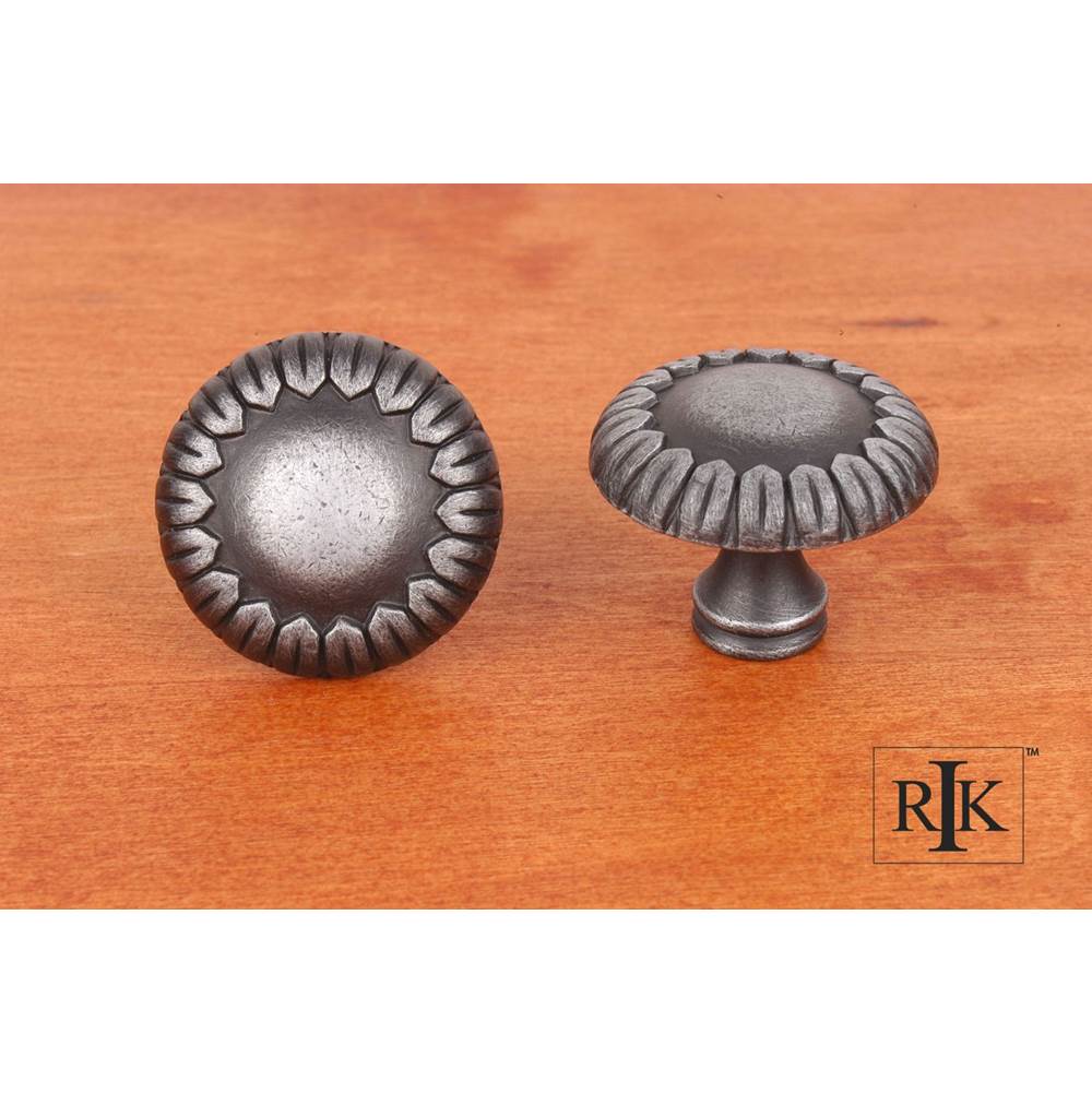 RK International - Large Petals  at  Edge Knob - Distressed Nickel