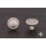 RK International - Large Petals  at  Edge Knob - Satin Nickel