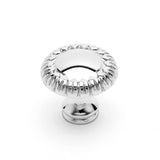 RK International - Small Petals  at  Edge Knob - Polished Nickel