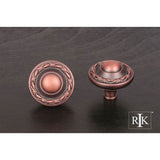 RK International - Small Deco-Lead Edge Knob - Distressed Copper