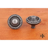 RK International - Small Deco-Lead Edge Knob - Distressed Nickel